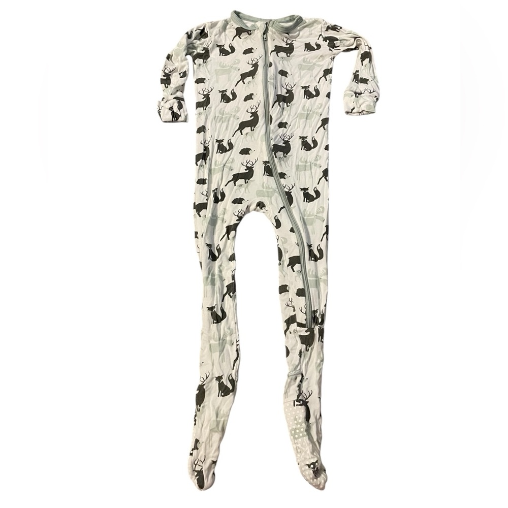 Kickee Pants Footie 18-24M NWOT Bamboo‎ Forest Animals